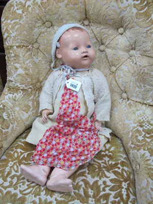 Lot 1415 - An Early XX Century Composition Head Doll. the...