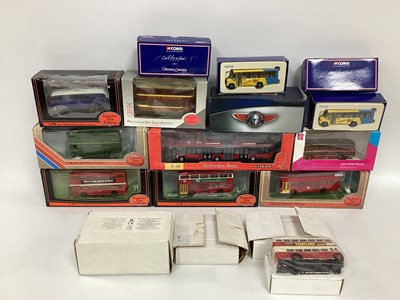 Lot 704 - Fifteen 1:76 scale Diecast model buses by...