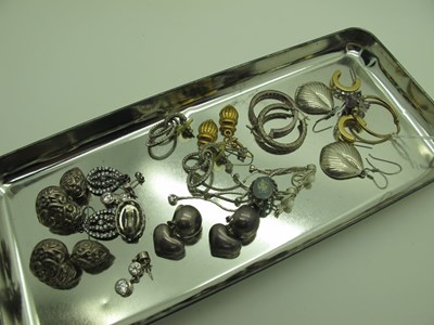 Lot 177 - A Collection of Assorted Earrings, including...