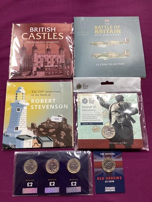 Lot 10 - Collection Of Eighteen Bunc £2 Coins, includes...