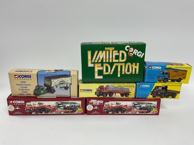 Lot 777 - Seven Corgi Diecast model commercial vehicles,...