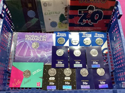 Lot 11 - Collection Of Twenty Commemorative 50p Coins,...