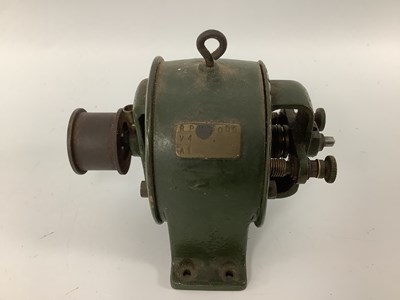 Lot 846 - A Stuart four volt generator finished in green.