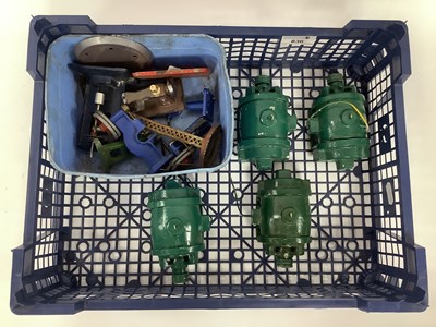 Lot 836 - Four six volt generators and a small quantity...