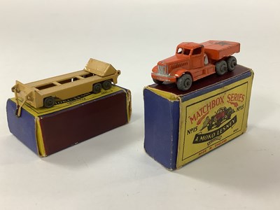 Lot 944 - Original Matchbox Moko Lesney No.15 and No.16...