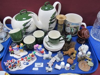 Lot 1267 - Myott 'West Wind' Coffee Ware and Teapot,...