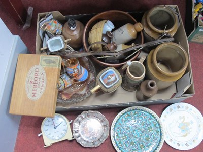 Lot 1120 - Stoneware Jars and Bottles, Carnival glass...