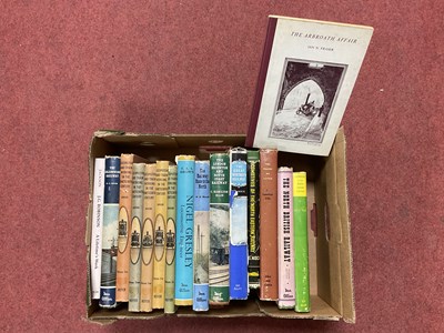 Lot 412 - Sixteen locomotive related books, including...