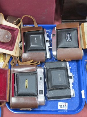 Lot 1459 - Seagull 203 Chinese Camera, in leather case;...