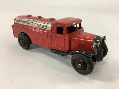 Lot 934 - An Original Dinky 25 Series Petrol Tanker, red...