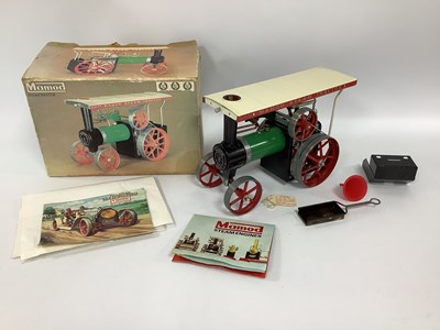 Lot 840 - A Mamod TE1a Live Steam Traction Engine,...