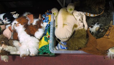 Lot 1132 - Thirteen Soft Toys with a Star Wars and...