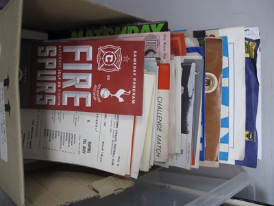 Lot 536 - Friendlies and Tesimonial Football Programmes,...