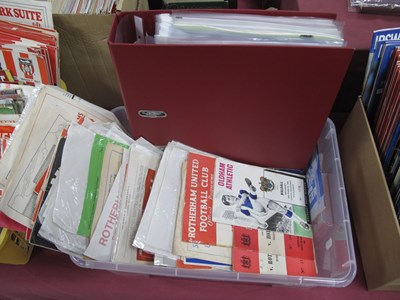 Lot 624 - Rotherham United Football Programmes, mainly...