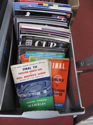 Lot 705 - FA Cup Finals Football Programmes 1954, 1958,...
