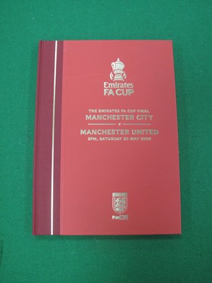 Lot 745 - Hardback 2024 FA Cup Final Manchester City v...