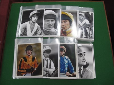 Lot 477 - Horse Racing Press Photograph/Prints Jockeys...
