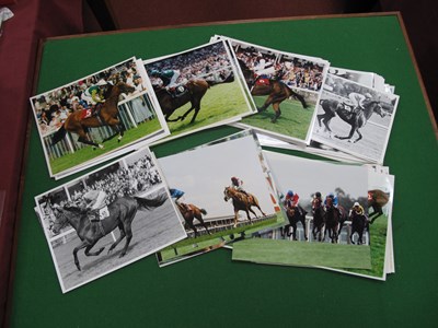 Lot 473 - Horse Racing Press Photograph/Prints, Riders...