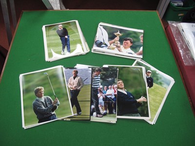 Lot 508 - Golf Press Photos/Prints including - Woosnam,...