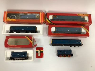 Lot 788 - Six Hornby 00 gauge BR blue diesel locomotives,...