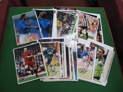 Lot 441 - Football Player Autographed Photographs/Prints,...
