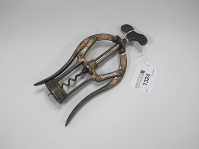 Lot 1324 - James Heeley - Sons AI Double Lever Corkscrew.