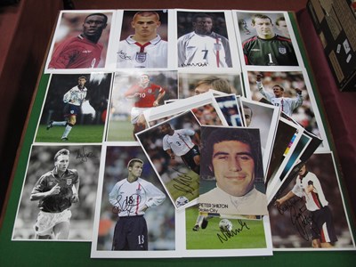 Lot 646 - England Football Autographs Press...