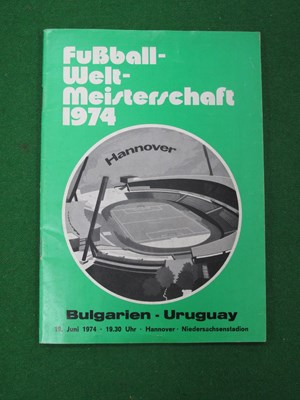 Lot 777 - 1974 World Cup Programme for Bulgaria v....
