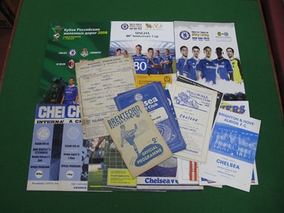 Lot 715 - Chelsea Programmes - 1944-5 v. Arsenal...