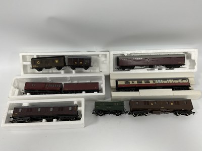Lot 619 - Nine 00 gauge kit/scratch-built and adapted...