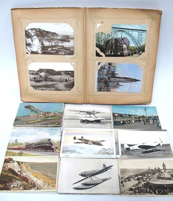 Lot 1325 - A Picture Postcard Album and Envelope of Loose...
