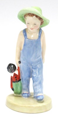 Lot 1090 - A Royal Doulton Porcelain Figure, a boy...