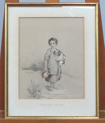 Lot 1177 - ATTRIBUTED TO WILLIAM SHAFER (1788-1879) 
Girl...