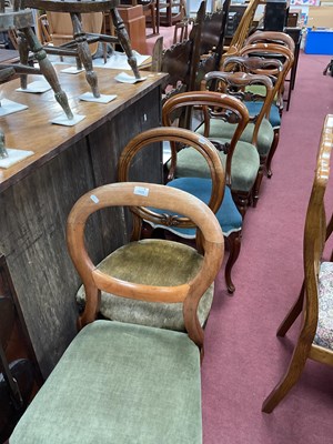 Lot 1629 - A Harlequin Set of Seven XIX Century Chairs, a...