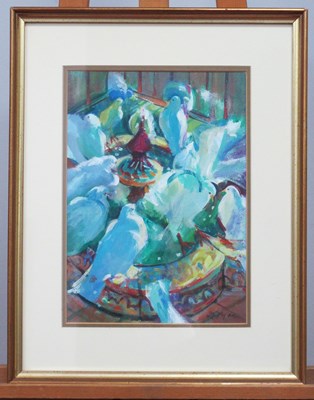 Lot 1190 - DIANNE FLYNN (b.1939) *ARR 
Doves Perched on a...