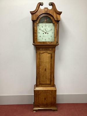 Lot 1595 - A Late XVIII Century Oak and Mahogany Eight...