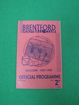 Lot 785 - 1937-8 Brentford v. Middlesbrough Programme,...