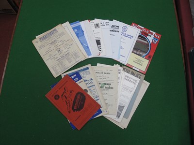 Lot 713 - Queens Park Rangers Programmes, 1949-50 at...