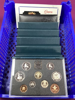Lot 5 - Eight Royal Mint Proof Year Coin Sets, 1989,...
