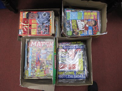 Lot 576 - Match Football Magazines, 1980s - 2000s, huge...
