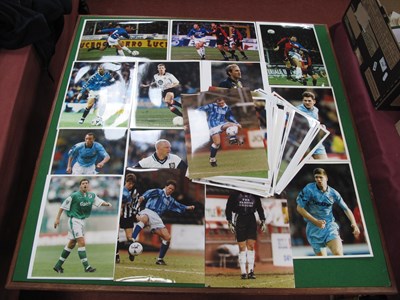 Lot 629 - Football Player Press Photos/Prints, including...