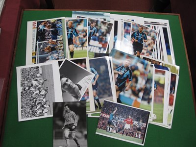 Lot 422 - Football Player Press Photos/Prints including...