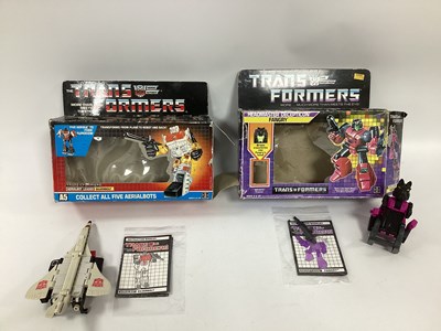 Lot 669 - Two boxed circa 1980's Hasbro G1 Transformers....