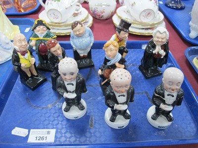 Lot 1261 - Doulton Dickens Themed Figures (7), the...