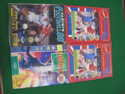 Lot 597 - Panini Complete Football Sticker Albums...