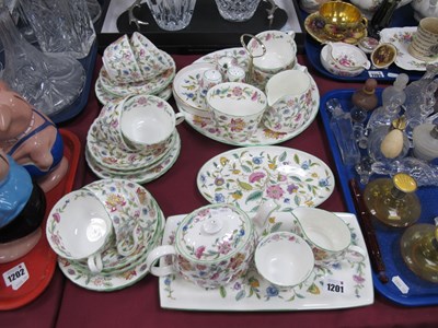 Lot 1201 - Minton 'Haddon Hall' Table China, of...