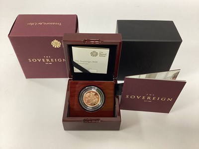 Lot 238 - 2020 Royal Mint Gold Proof Sovereign, cased...