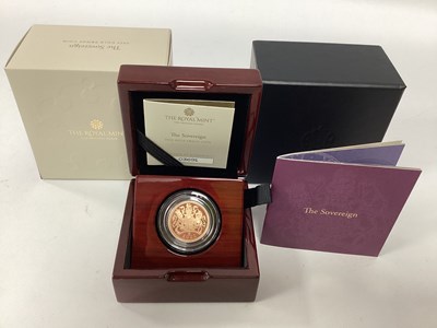 Lot 232 - 2022 Royal Mint Gold Proof Sovereign, cased...