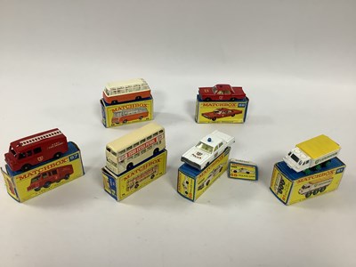 Lot 914 - Six Matchbox 1-75 Regular Wheels Diecast Model...