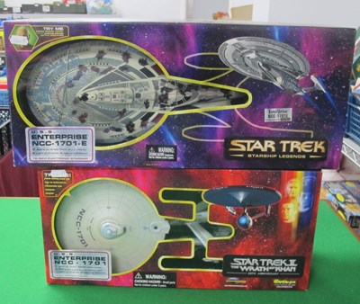 Lot 452 - Two boxed Art Asylum plastic model Star Trek...